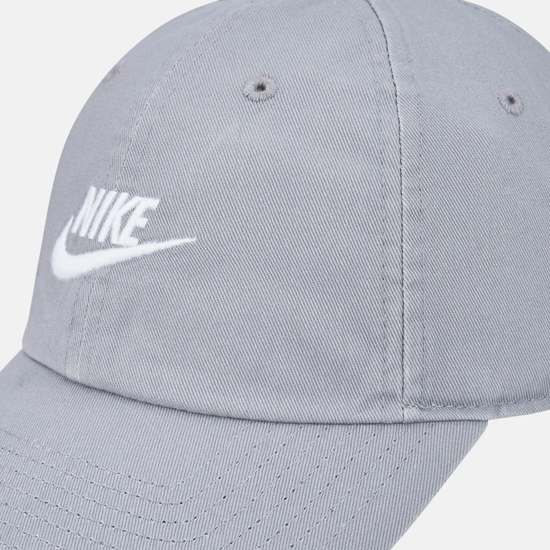 Nike Grey Club Unstructured Futura Wash Cap  | Best Price UAE